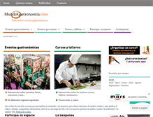 Tablet Screenshot of mundogastronomia.com